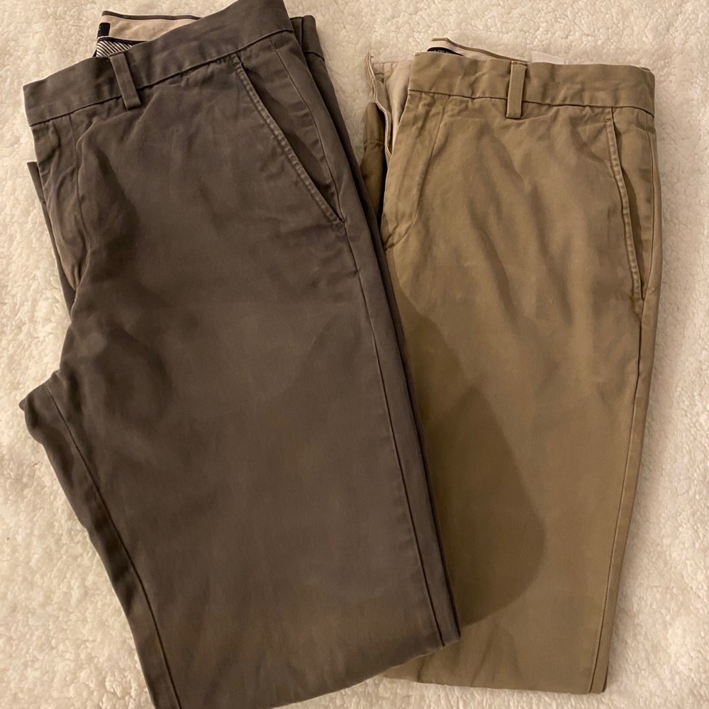 Two (2) Banana Republic Aiden Slim Chino